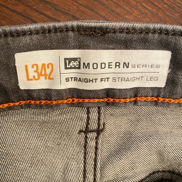Lee gray straight leg jeans men’s size 30x30 - Picture 3 of 4
